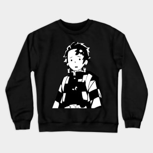 Silly Face Of Tanjirou Crewneck Sweatshirt